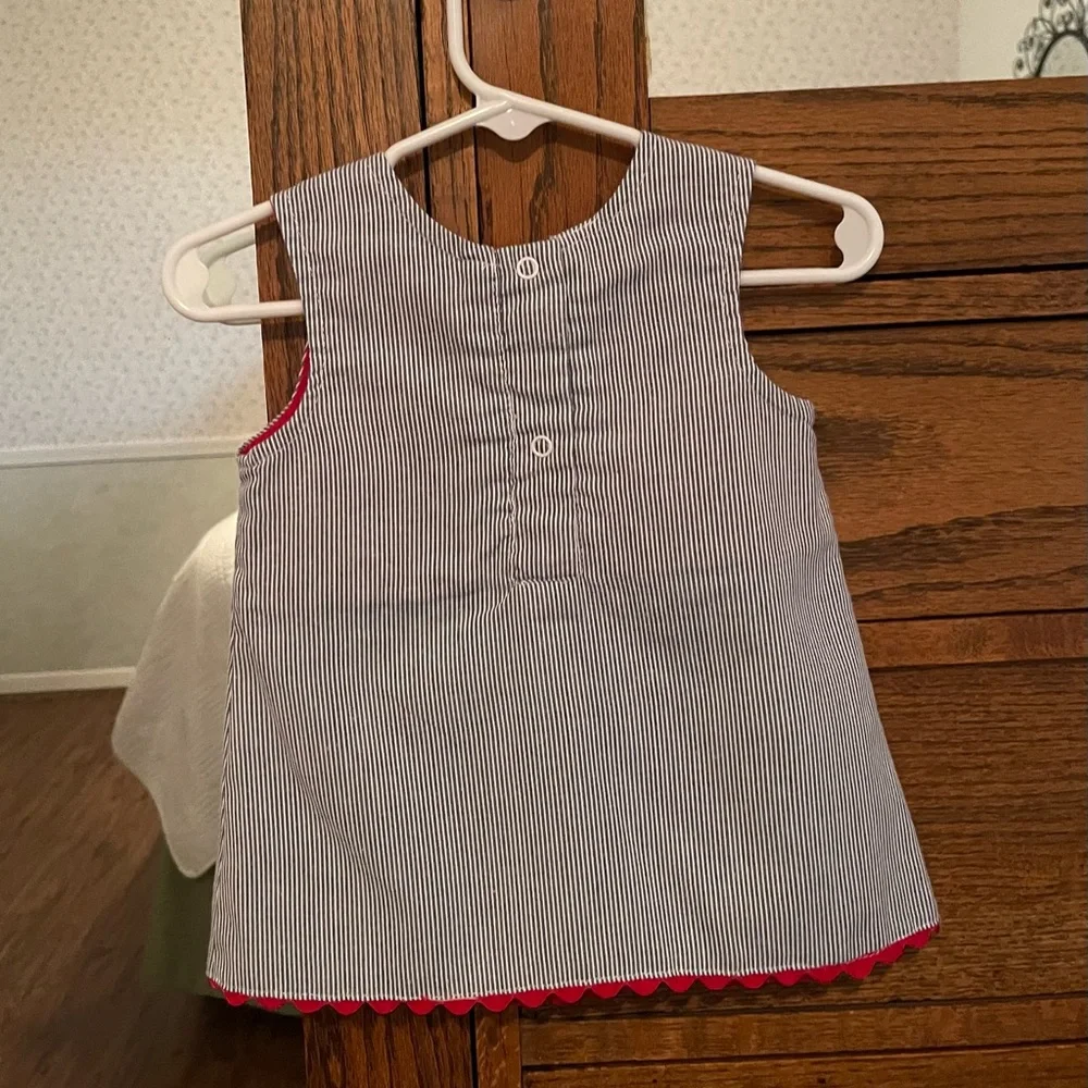 Girls 12 Month Patriotic Dress Diaper Cover